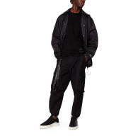 Мужская ветровка Armani Exchange x Mixmag легкая куртка с капюшоном 1159854115 (Черный XL)