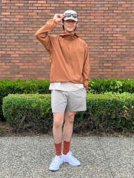 Ветровка Uniqlo защита от ультрафиолета 1159855184 (Коричневый XL)