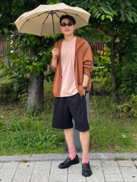 Ветровка Uniqlo защита от ультрафиолета 1159855184 (Коричневый XL)