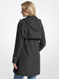 Женский водоотталкивающий плащ Michael Kors ветровка 1159859422 (Черный S)