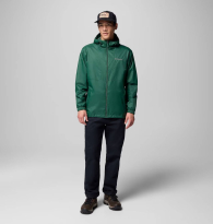 Чоловіча водонепроникна куртка COLUMBIA куртка з капюшоном 1159860142 (Зелений XL)