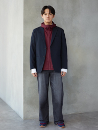 Парку Uniqlo легка ветровка з капюшоном 1159863264 (Бордовий XL)