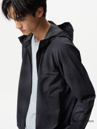 Легка куртка Uniqlo куртка з капюшоном 1159864691 (Чорний XL)