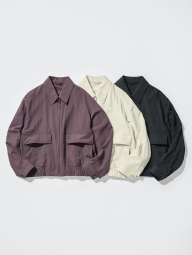 Легка куртка Uniqlo на блискавці 1159865255 (Сірий M)
