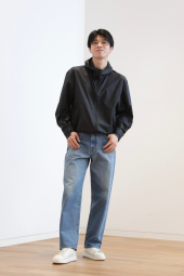 Парка Uniqlo легкая ветровка с капюшоном 1159865392 (Черный M)