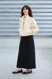 Легка куртка Uniqlo ветровка на блискавці 1160335277 (Молочний XL)