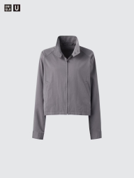 Легкая куртка Uniqlo ветровка на молнии 1160535433 (Серый XS)