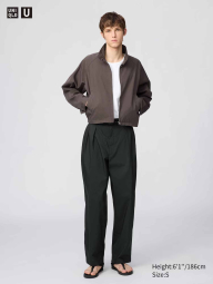 Легкая куртка Uniqlo ветровка на молнии 1160637298 (Коричневый XL)
