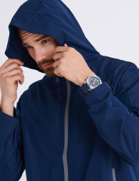 Мужская ветровка U.S. Polo Assn с капюшоном 1160823611 (Синий M)