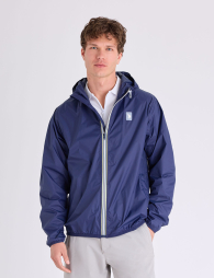 Мужская ветровка U.S. Polo Assn с капюшоном 1160915907 (Синий L)
