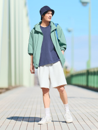 Ветровка с защитой от ультрафиолета Uniqlo легкая куртка UV Protection 1161294360 (Зеленый 3XL)