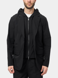 Мужская ветровка Armani Exchange 2 в 1 пиджак-ветровка 1161516945 (Черный 38)