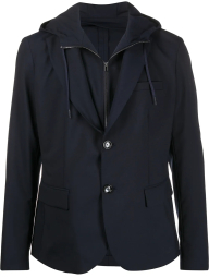 Мужская ветровка Armani Exchange 2 в 1 пиджак-ветровка 1161516945 (Черный 38)