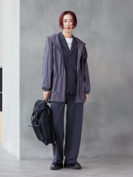 Ветровка Uniqlo с защитой от ультрафиолета UPF+40 1161519826 (Серый M)
