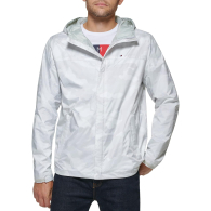 Мужская водонепроницаемая куртка Tommy Hilfiger с капюшоном 1162389904 (Серый 3XL)