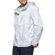 Мужская водонепроницаемая куртка Tommy Hilfiger с капюшоном 1162389904 (Серый 3XL)