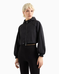 Женская укороченная ветровка Armani Exchange 1162902314 (Черный S)