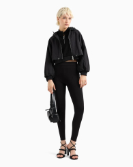 Женская укороченная ветровка Armani Exchange 1162902314 (Черный S)