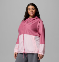 Женская ветровка Columbia защита от ультрафиолета UPF 40+ 1163203596 (Розовый XXL)