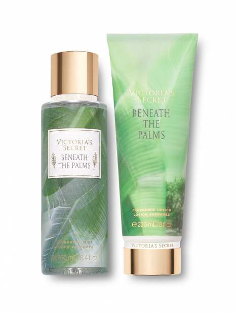 Набор спрей и лосьон для тела Beneath The Palms Victoria’s Secret art271857 (Салатовый, 236 ml/250 ml)