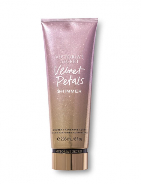 Парфюмированный лосьон для тела с шиммером Velvet Petals Shimmer Victoria’s Secret art128792 (Розовый, 236 мл)