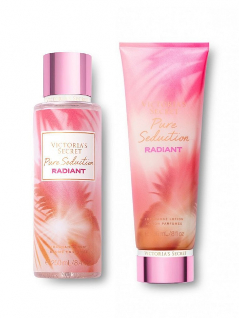 Набор Victoria’s Secret PS Radiant спрей и лосьон для тела 1159757615 (Розовый, 236 ml/250 ml)