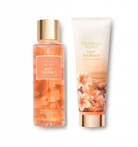 Набор HOT FLORALS Victoria’s Secret спрей и лосьон для тела 1159757832 (Оранжевый, 236 ml/250 ml)