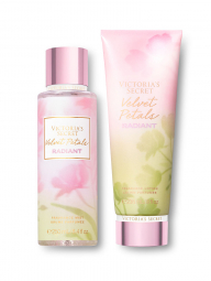 Набор спрей и лосьон для тела Velvet Petals Radiant Victoria’s Secret art878483 (Розовый, 236 ml/250 ml)