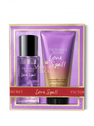 Парфюмерный набор Love Spell от Victoria’s Secret спрей и лосьон для тела art600476 (Фиолетовый, 75/75 мл)