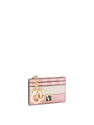 Мини кошелек кардхолдер Victoria's Secret визитница art912331 (Розовый, размер малый)