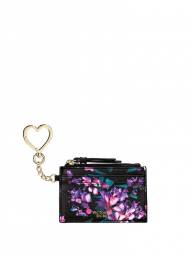 Черный с принтом мини кошелек Victorias Secret кардхолдер art206306