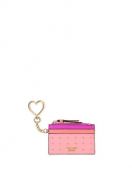 Мини кошелек кардхолдер Victorias Secret art401186 (Розовый с фиолетовым)