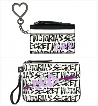 Набор черно-белый клатч и мини кошелек Victorias Secret art915183