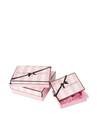 Коробка подарочная упаковка Victoria's Secret art777484 (Розовый/Белый, размер L)