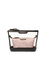 Косметичка Victoria's Secret 2 в 1 сумочка 1159762444 (Розовый/Черный, One size)