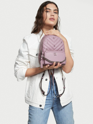 Маленький женский рюкзак Victoria's Secret на молнии 1159768399 (Сиреневый, One Size)