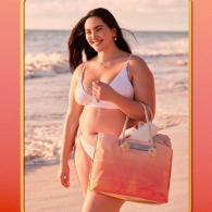 Стильная сумка-шоппер Victoria's Secret Pink 1159762848 (Оранжевый, One size)