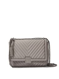Женская сумка через плечо Victoria's Secret кроссбоди на кнопке 1159771309 (Серый, One size)
