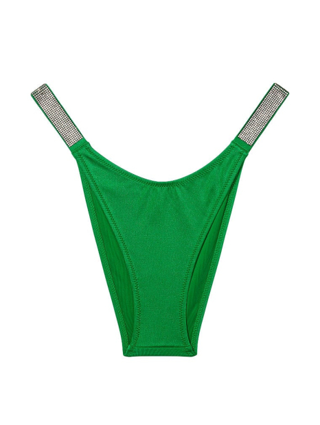 Женские плавки бразилиана Victoria's Secret 1159789256 (Зеленый, XL)