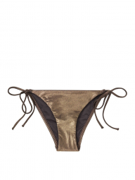 Плавки бикини с завязками Victorias Secret Swim art436682 (Темное золото, размер L)