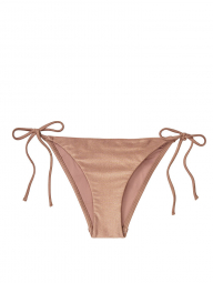 Плавки бикини с завязками Victorias Secret Swim art978412 (Розовое золото, размер L)