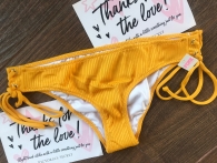 Желтые плавки с завязками Victoria Secret Swim art719008 (размер XS)
