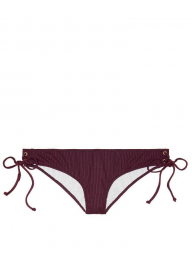 Бордовые плавки с завязками Victoria Secret Swim art138517 (размер XS)