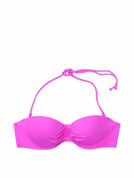 Раздельный купальник Victoria's Secret бандо и плавки art609779 (Сиреневый, размер 38D/L)