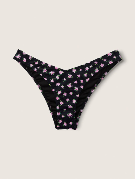 Раздельный купальник Victoria's Secret Pink с принтом 1159789327 (Черный, S)