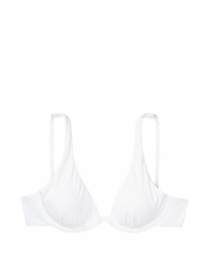 Білий роздільний купальник Victorias Secret топ і низькі плавки на зав`язках