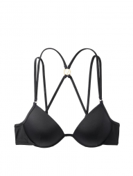 Раздельный купальник Victoria's Secret топ и плавки art280070 (Черный, размер 32C/S)