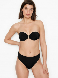Раздельный купальник Victoria's Secret топ и плавки art309961 (Черный, размер 32B/XS)