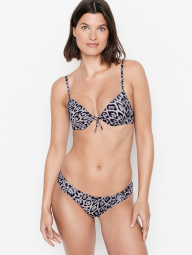 Раздельный купальник Victoria's Secret бюст и плавки art686094 (Леопардовый, размер 34A/S)