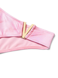 Раздельный купальник Victoria's Secret топ и плавки 1159774176 (Розовый, L/M)